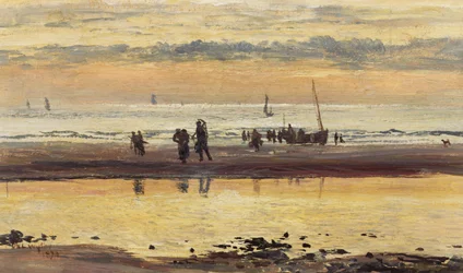 Gegen Sonnenuntergang, Boulogne Sands, 1873